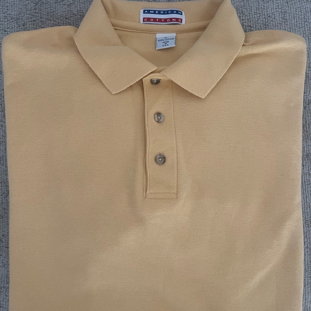 Men's Tan Polo Shirt